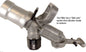 PISTOLA COMBUSTIBLE  ALTO CAUDAL 1.1/2" MODELO FN600, INCLUYE TAPA Y CODO " FLOMAX "