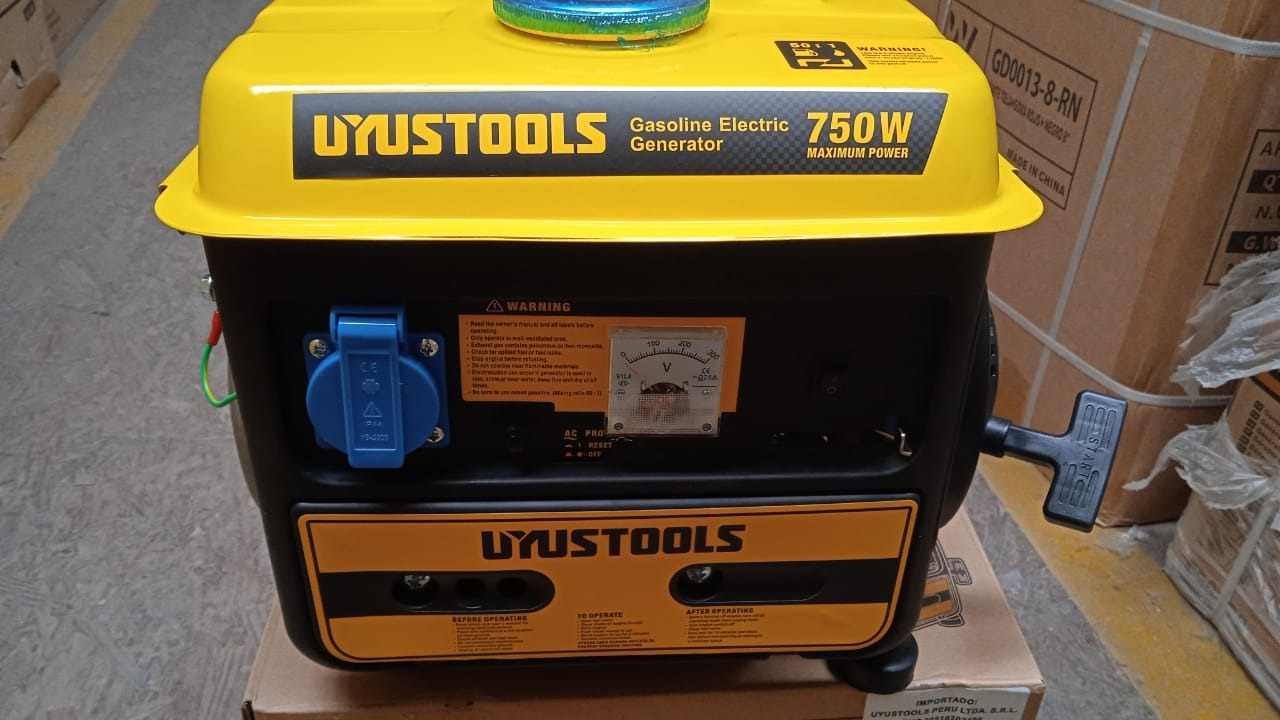 GENERADOR ELECTRICO 750W "UYUSTOOLS"