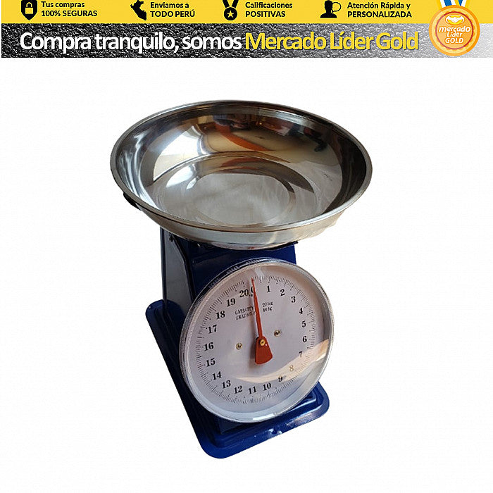 BALANZA MANUAL RELOJ 20KG