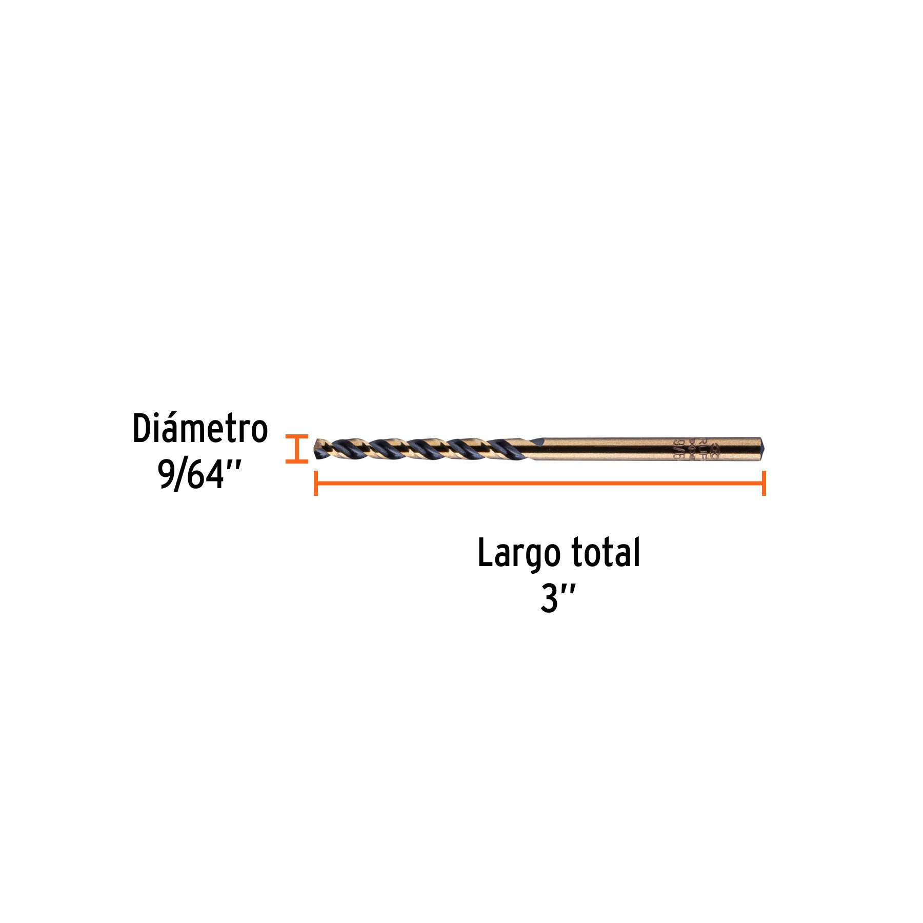 Broca Para Metal De Cobalto 3/32" DEWALT DWA1206 | Do It Center