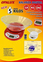 BALANZA GRAMERA DIGITAL ROJO 5KG