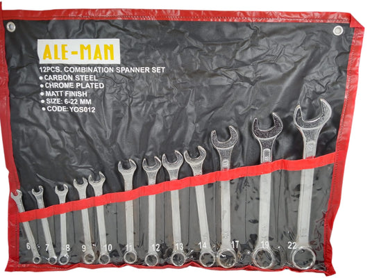 JUEGO LLAVE MIXTAS 6 - 22 MM (12 PCS)