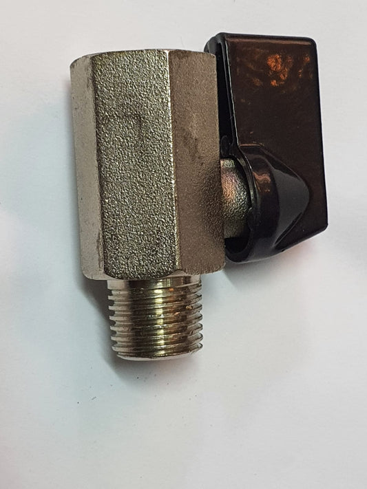 LLAVE DE PASO MINI 3/8NPT HEMBRA X 3/8 NPT MACHO