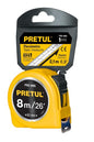 CINTA METRICA AMARILLA 8MT "PRETUL"