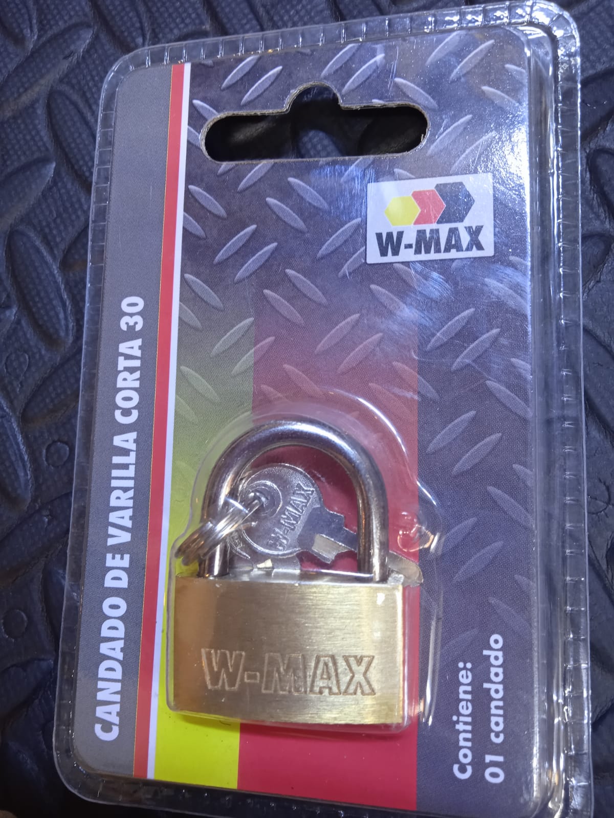 CANDADO DORADO 30MM W MAX