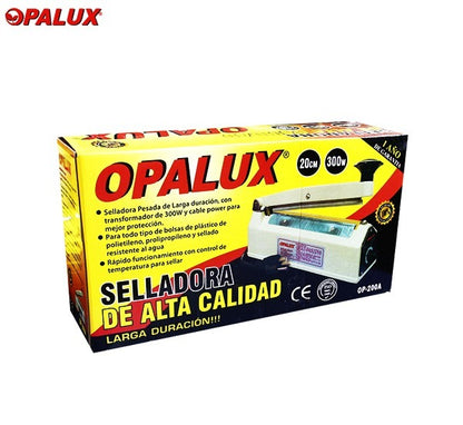 SELLADORA BOLSA 20CM 300W "OPALUX" cuerpo metálico PREMIUM