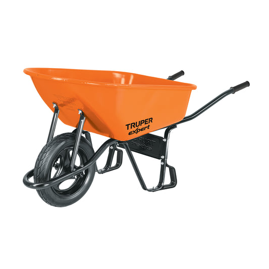 CARRETILLA 6 FT3 LLANTA NEUMATICA REFORZADA "TRUPER"