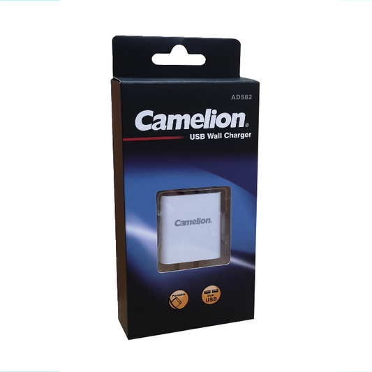 CARGADOR x2USB 5V 2.4A DUAL "CAMELION"