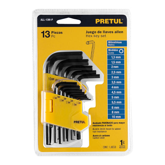 JUEGO LLAVES ALLEN  13UNI "PRETUL"