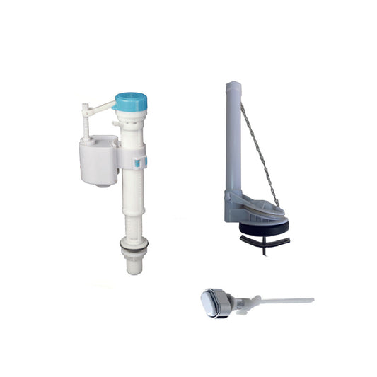 ACCESORIO COMPLETO INODORO (C/BOTON SUPERIOR)  "AQUATO"