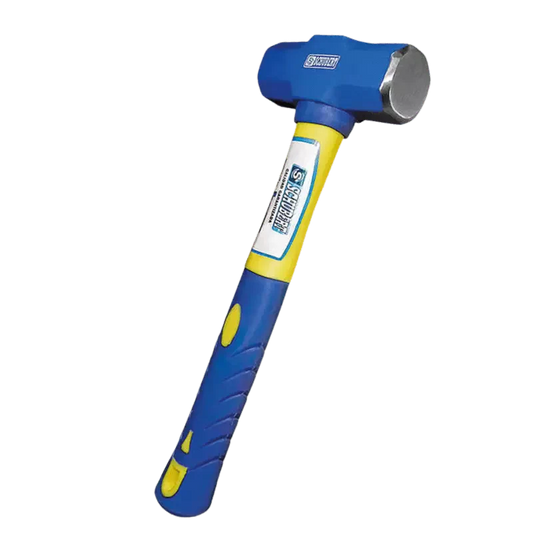 COMBA ACERO  FIBRA VIDRIO MANGO LARGO  12 Lb. "SCHUBERT"