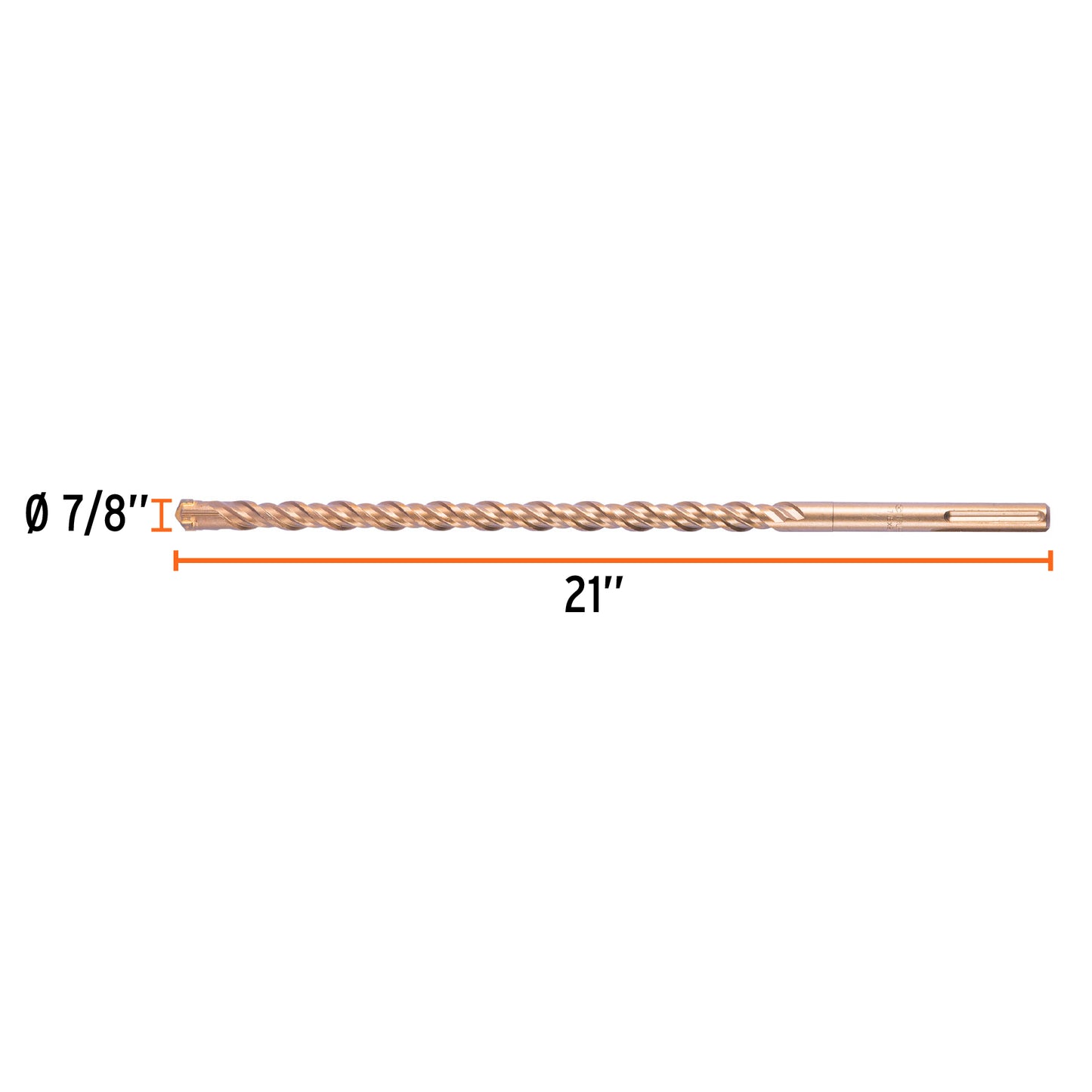 BROCA CONCRETO SDS MAX 7/8" - 21"  TRUPER