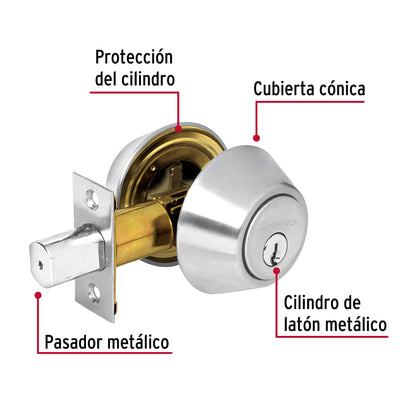 CERROJO LLAVE "HERMEX"