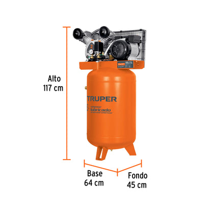 COMPRESORA 4.0 HP - 120 LT "TRUPER"
