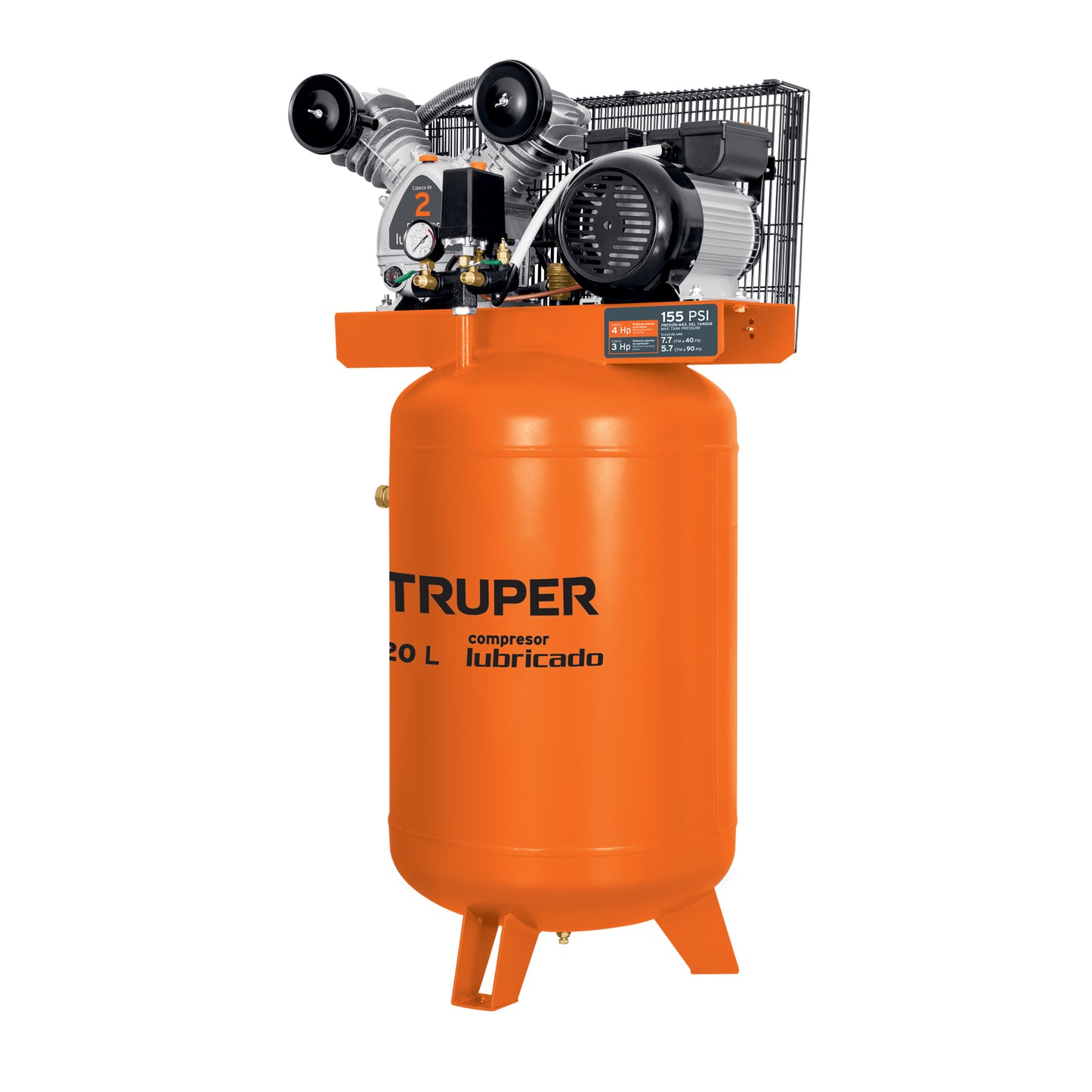 COMPRESORA 4.0 HP - 120 LT "TRUPER"