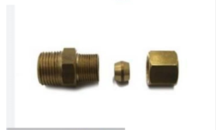 CONECTOR TUBERIA BRONCE HEMBRA NPT 1/4" x 5/16"