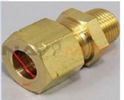 CONECTOR TUBERIA BRONCE HEMBRA NPT 1/4" x 5/16"
