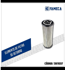 1301037 - ELEMENTO DE FILTRO DE RETORNO HYVA