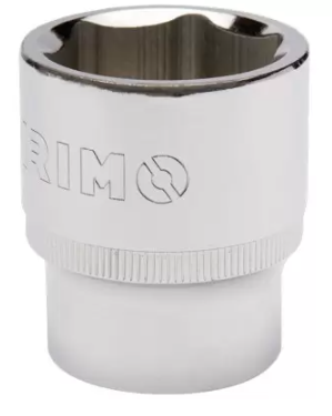 DADO CROMADO HEXAGONAL 6P ENCASTRE 1/2 x 32MM