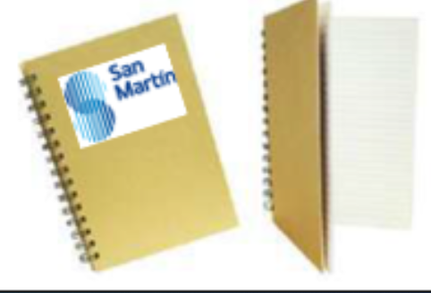 CUADERNO ECOLOGICA LOGO PERSONALIZADO