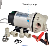 BOMBA MARCA TDW MODEL HV 30 A 24V "ADBLUE" 10GLP INC SOPORTE + FLUJOMETRO