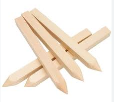 ESTACA MADERA 7mm x 5.5cm x 26cm.