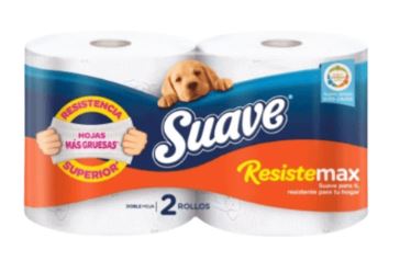 PAPEL DOBLE NARANJA SUAVE 2 X ROLLO