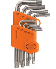 JGO LLAVES TORX T10-T50 (9PZA) "TRUPER"