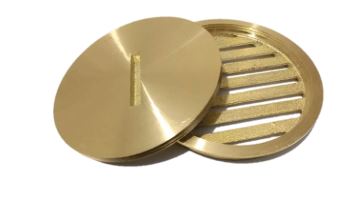 TAPA REGISTRO MIXTO 4" BRONCE