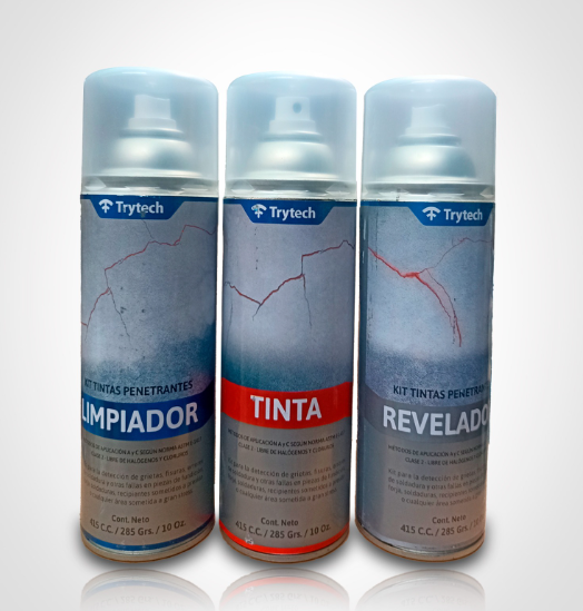 JGO DE LIQUIDOS PENETRANTES "TRYTECH"