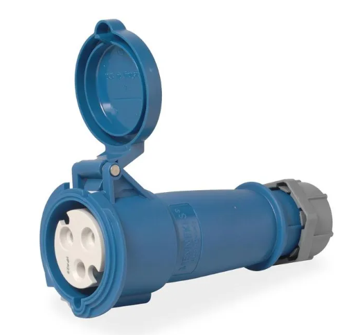 ENCHUFE INDUSTRIAL 2x32A+T 250V IP67 6h HEMBRA "MENNEKE"