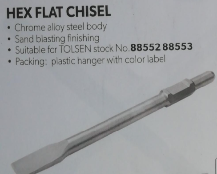 CINCEL PUNTA 410MM P/DEMOLEDOR " TOLSEN."