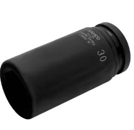 DADO DE IMPACTO PROFUNDO HEXAGONAL MILIMETRICA 36MM ACABADO FOSFATADO ENCASTRE 3/4 "BAHCO"