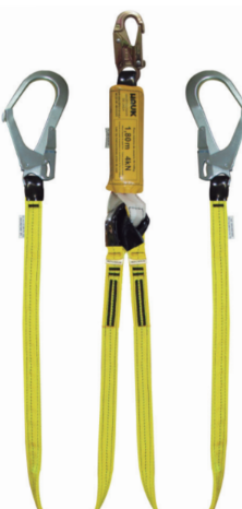 LÍNEA DE CONEXIÓN REGULABLE DOS GANCHOS  "HAUK" - CÓDIGO: XN1PR