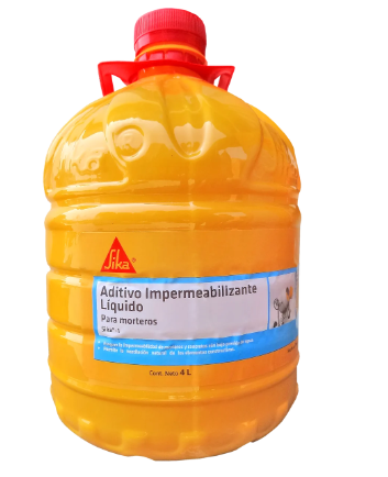 IMPERMEABILIZANTE PARA CONCRETO SIKA-1 LIQUIDO x 4 L