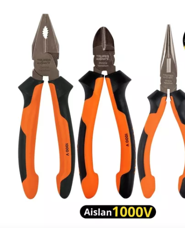 JUEGO ALICATES 7" DIELECTRICOS 1000V 3PCS "TRUPER"