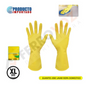 GUANTES JEBE LAVAR ROPA DOMESTICO " XL "