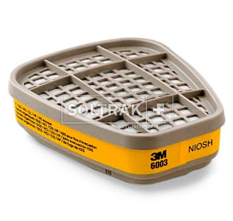 CARTUCHO 6003 CONTRA VAPORES ORGANICOS Y GASES ÁCIDOS 3M