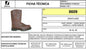 Bota campera dieléctrica punta composite marca Westland Talla: 43