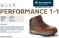 BOTIN PERFORMANCE 1.1 marca Bata Talla 40