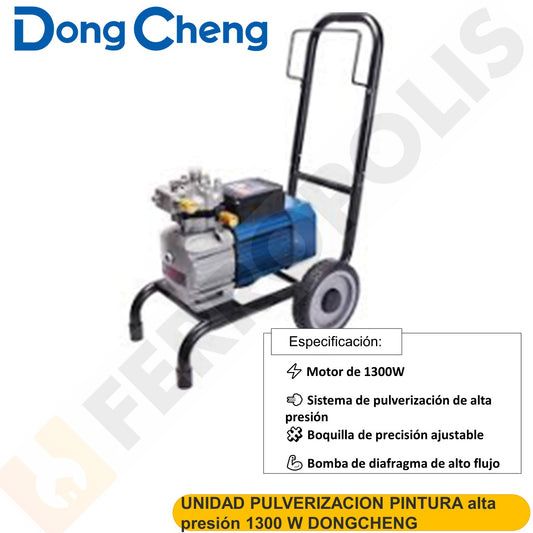 UNIDAD PULVERIZACION  PINTURA alta presión 2500 psi 3.0L/min 1300 W DONGCHENG