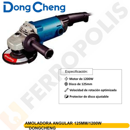 AMOLADORA ANGULAR 125MM/1200W ""DONGCHENG