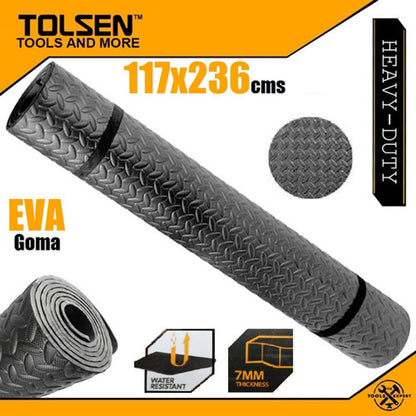 ALFOMBRA ANTI-FATIGA 117 cm X 236 cm X 7 mm "TOLSEN"