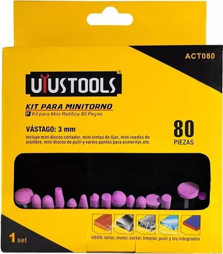 KIT MINITORNO (80 PCS) "UYUSTOOLS"