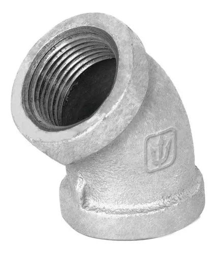 CODO GALVANIZADO 3" X 45  "COMERCIAL"