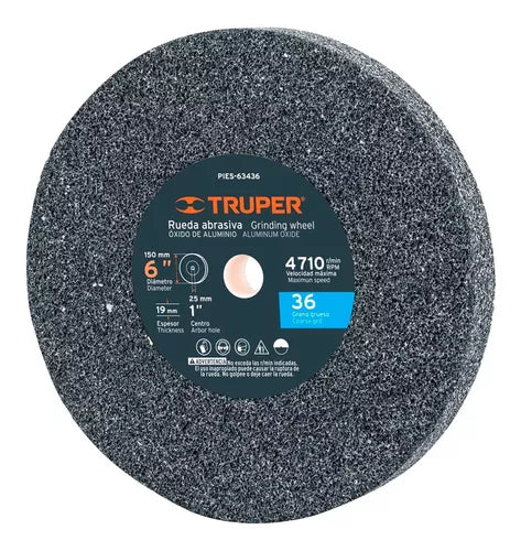 PIEDRA ESMERIL BANCO 6" "TRUPER"