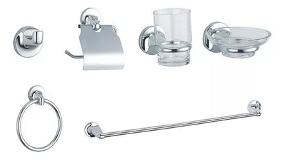 KIT ACCESORIO 6 PIEZAS BAÑO "FRENCIA"