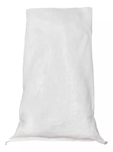 COSTAL BLANCO PLASTICO ( x unidad)