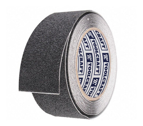 CINTA ANTIDESLIZANTE NEGRA ( 2" x 1 mts ) "TOOLCRAFT"