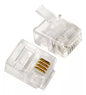 CONECTOR PLUG CABLE TELEFONICO RJ 11 4 PINES